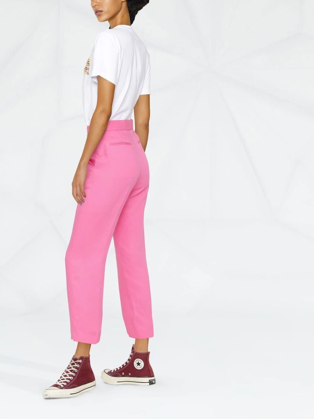 cropped tailored trousers - 7