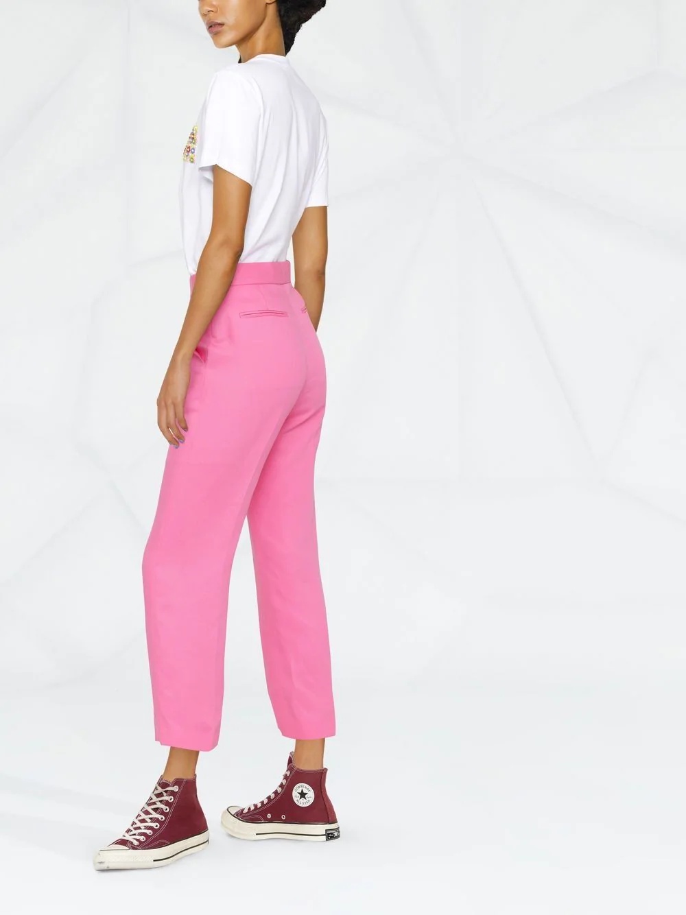 cropped tailored trousers - 4