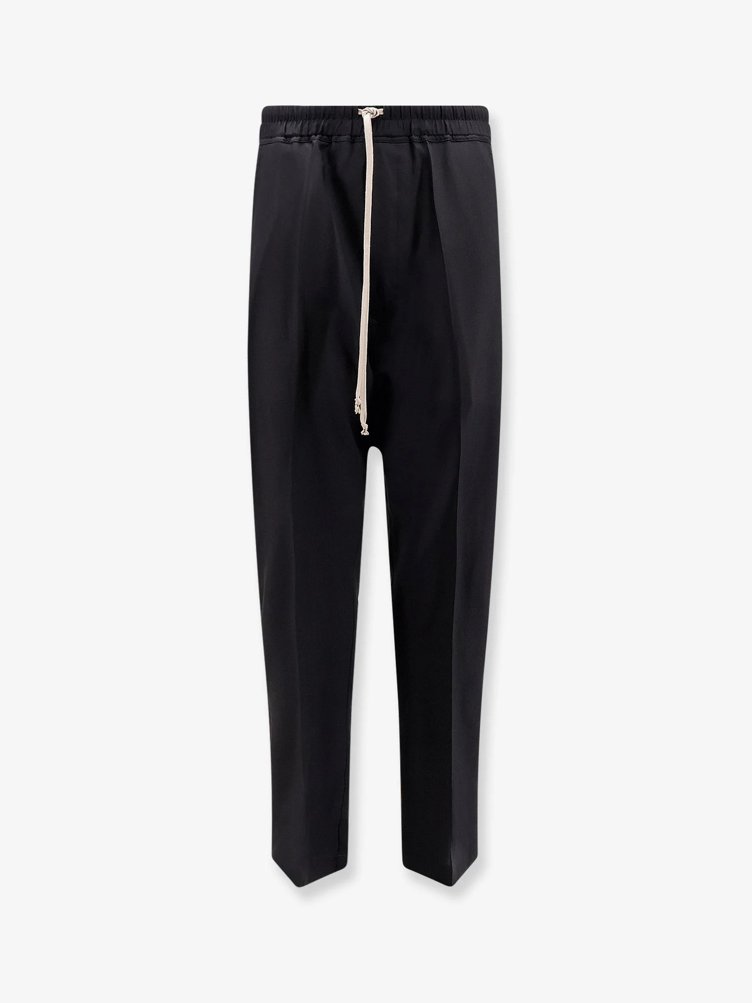 Rick Owens Drawstring Long Certified Virgin Wool Trousers - 1