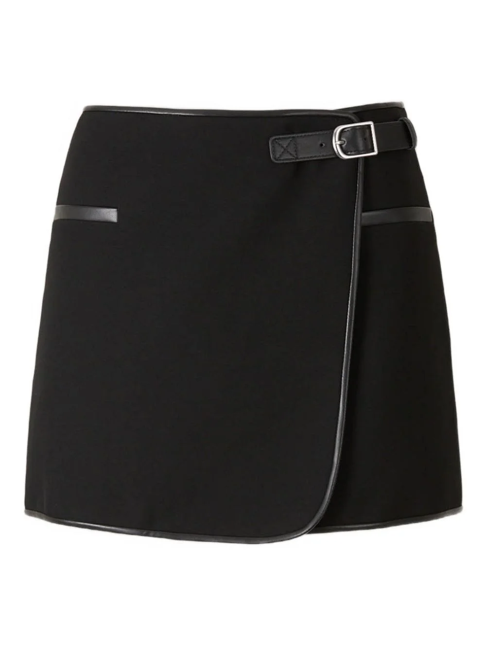 buckle elasticated skirt - 1
