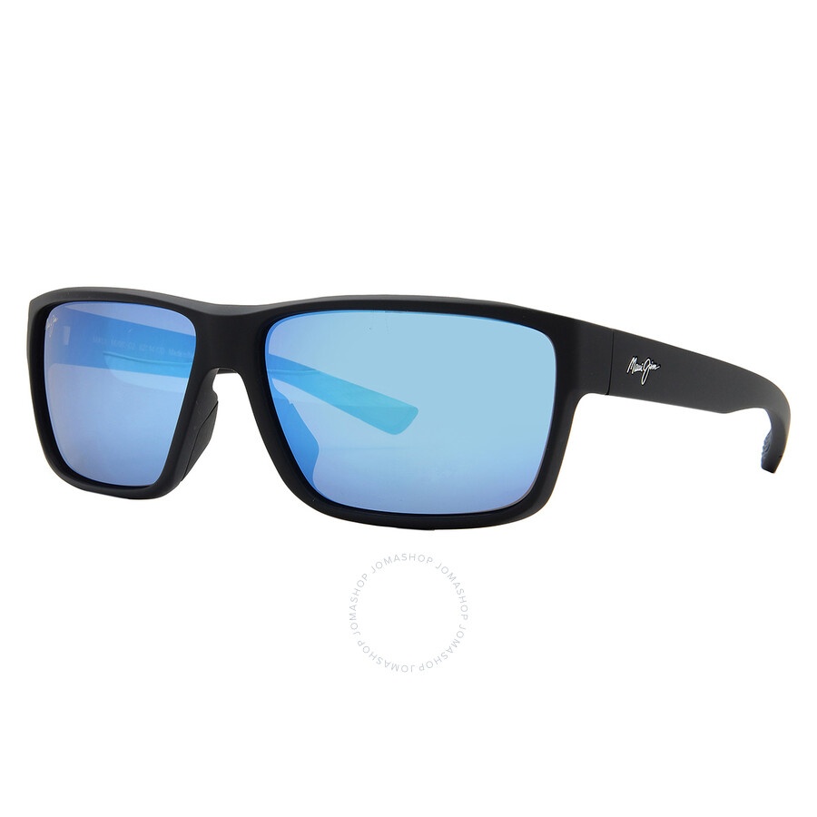 Maui Jim Uila Blue Hawaii Rectangular Men's Sunglasses B661-02 62 - 2