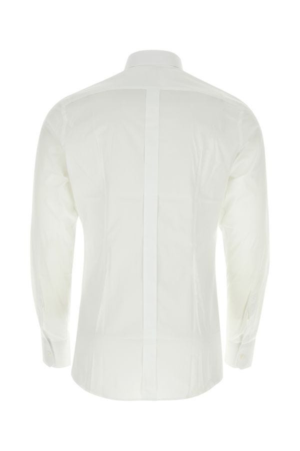 White stretch poplin shirt - 2