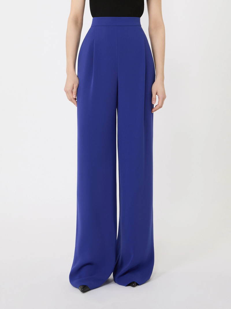 CRASSO Lightweight cady trousers - CORNFLOWER BLUE 3