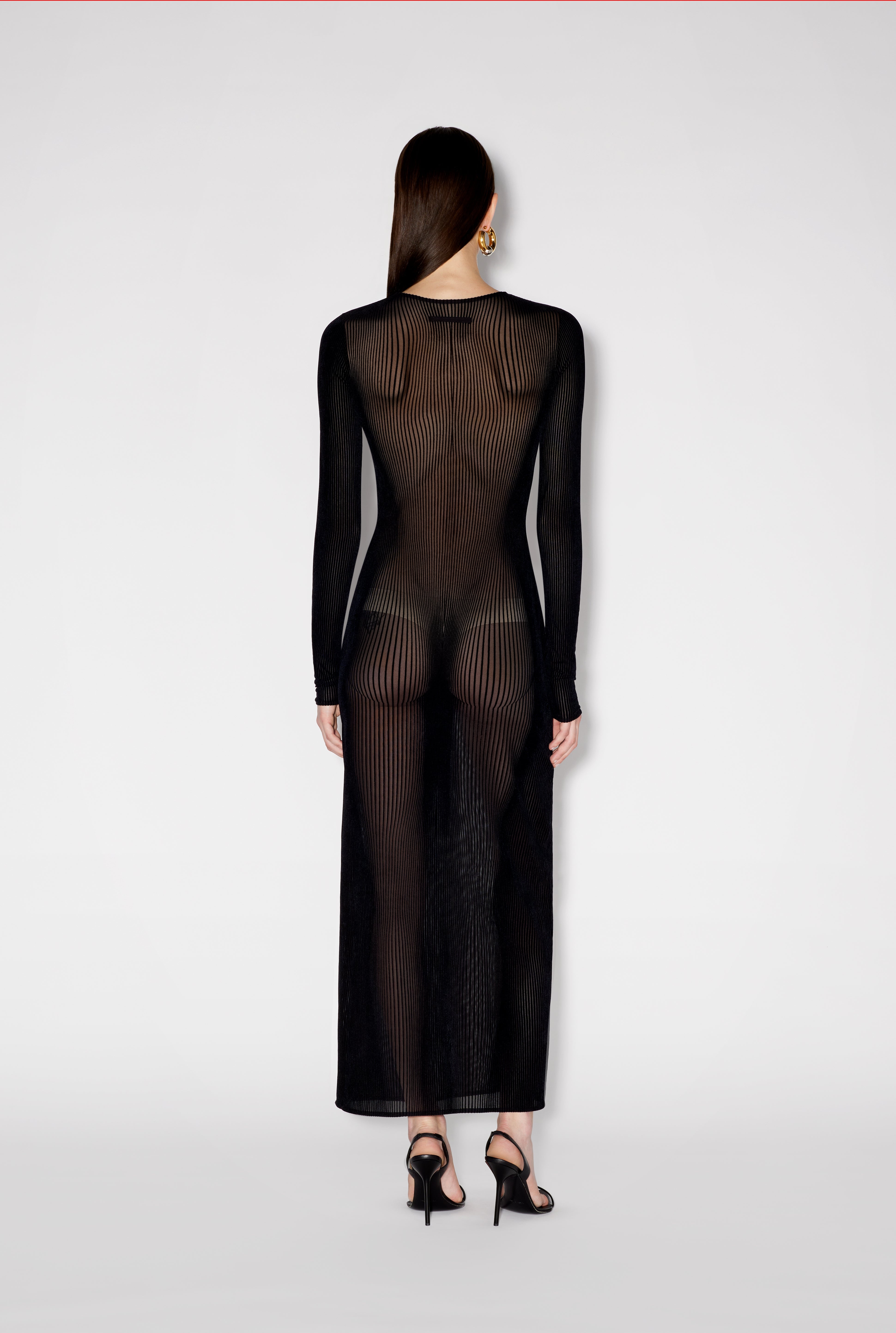 THE MORPHING PINSTRIPES DRESS - 2