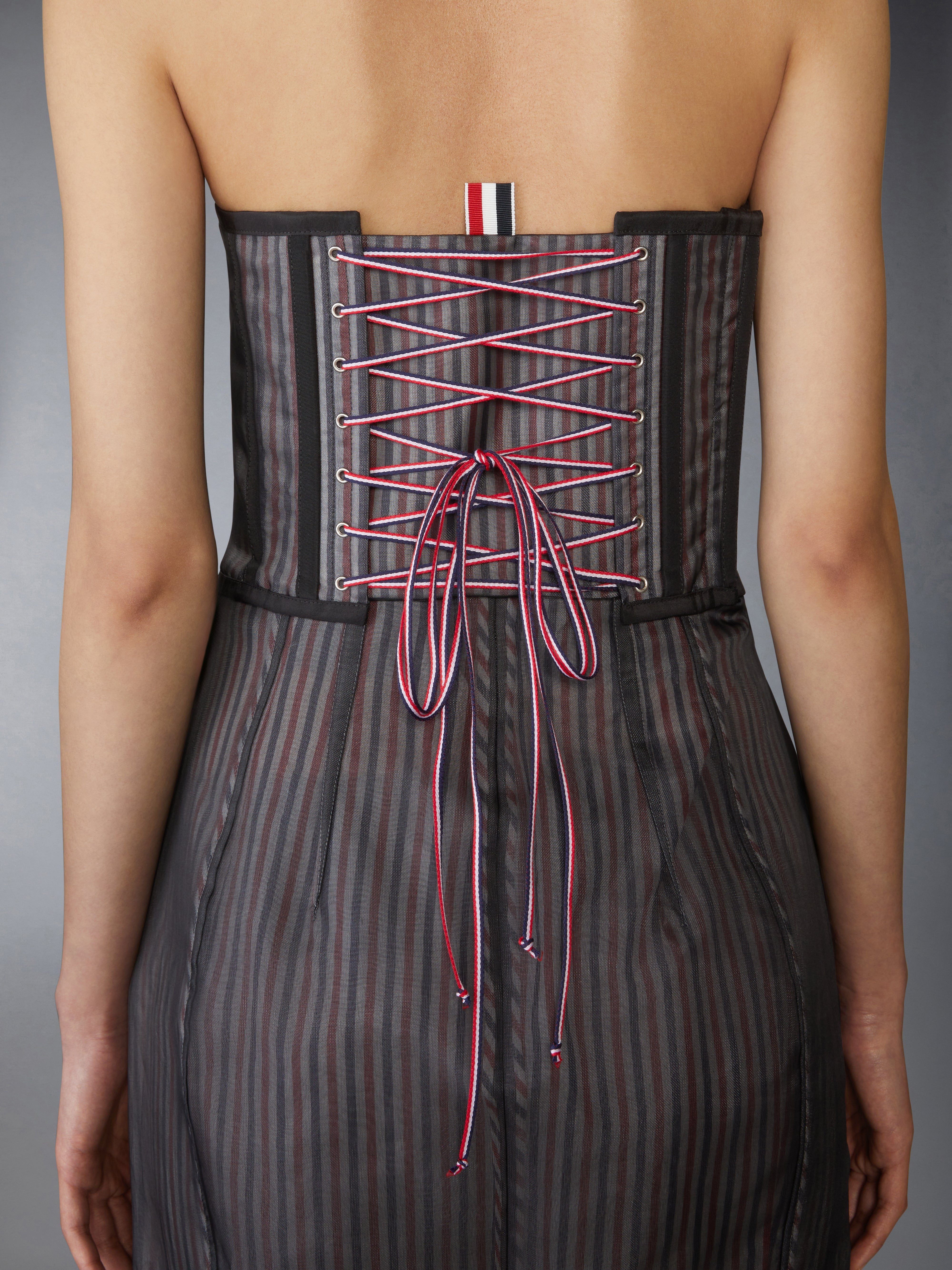 SILK ORGANZA CORSET - 8