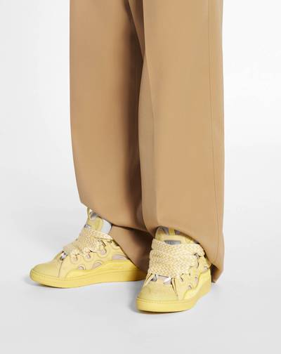 Lanvin LEATHER CURB SNEAKERS outlook