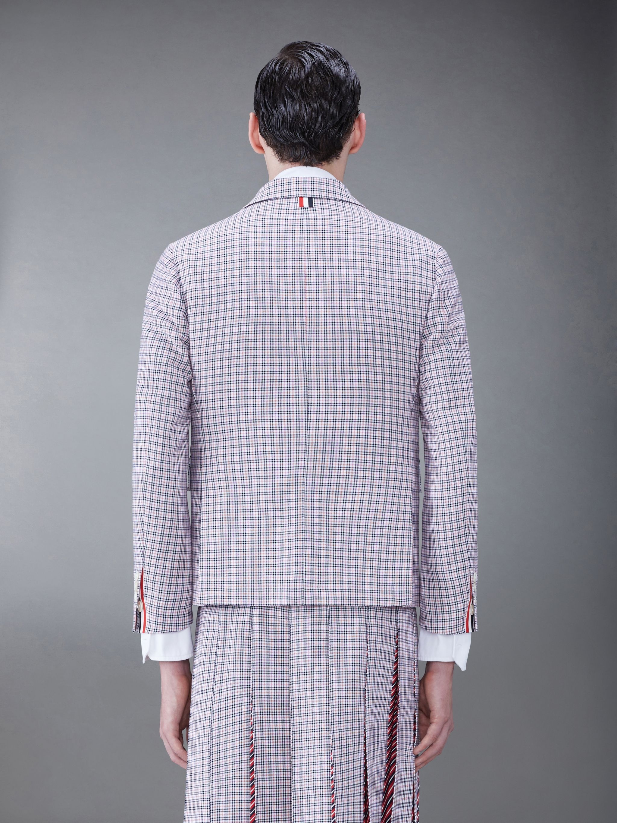single-breasted button-fastening blazer - 2