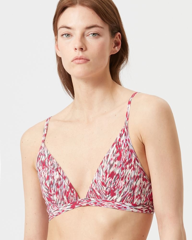 NIALL CAMOUFLAGE PRINTED BIKINI TOP - 3