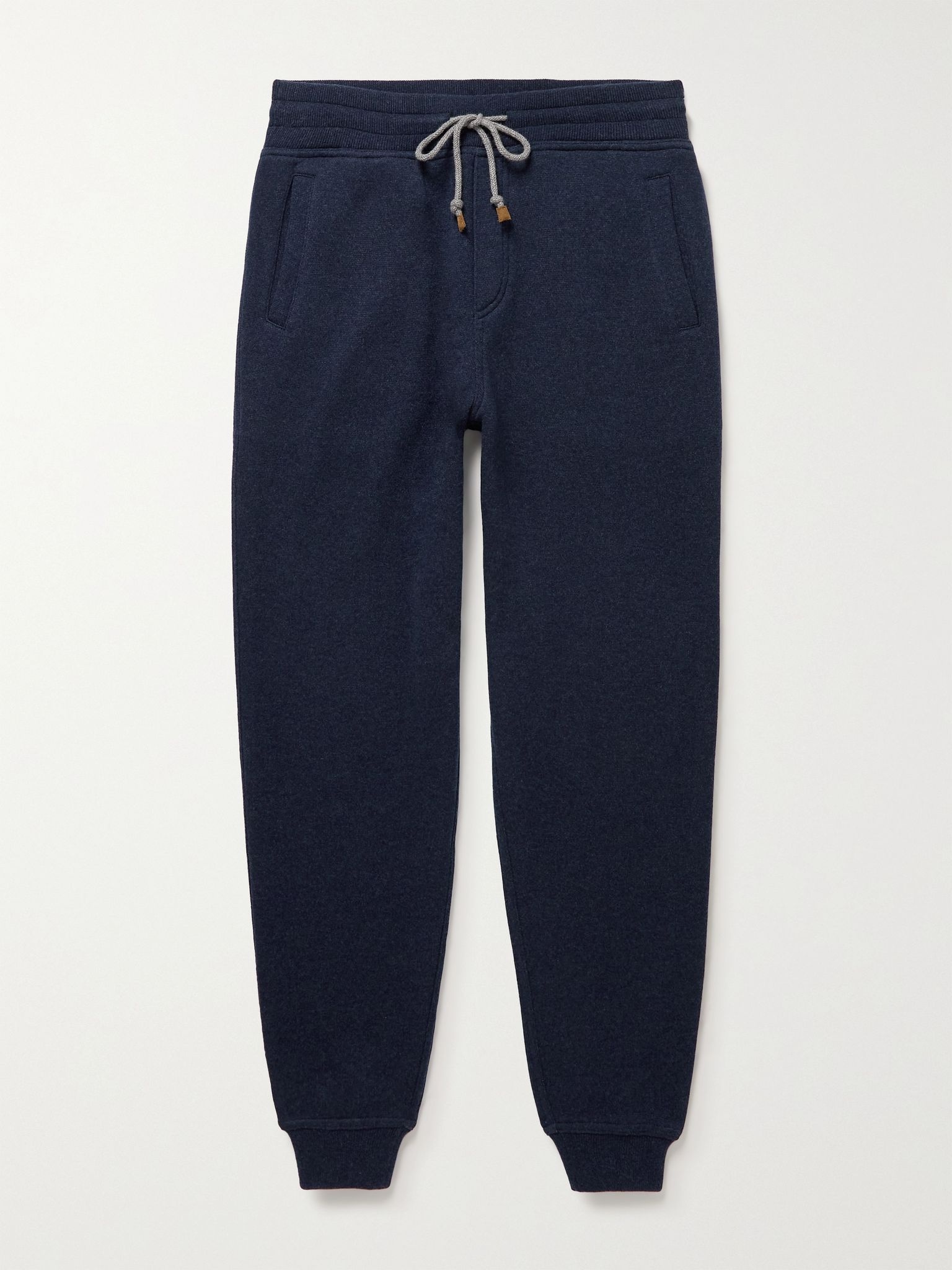 Tapered Virgin Wool-Blend Track Pants - 1