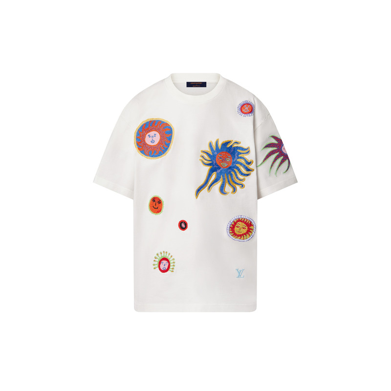 LV x YK Embroidered Faces T-Shirt 1