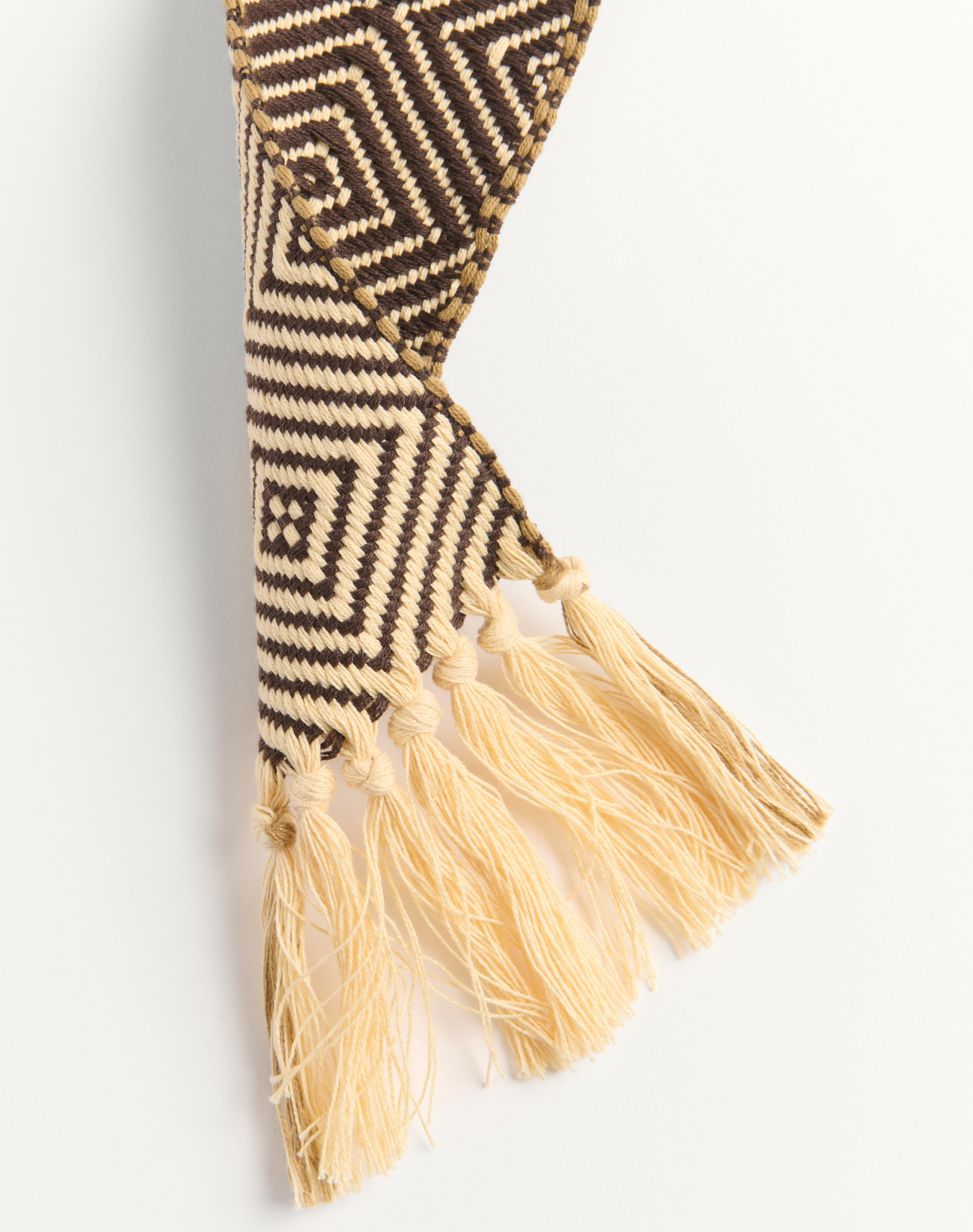 ANTIBES COTTON SCARF WITH FRINGE - 3