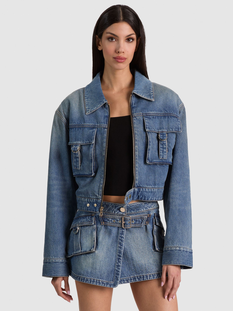 LEROY DENIM AVIATOR JACKET 2