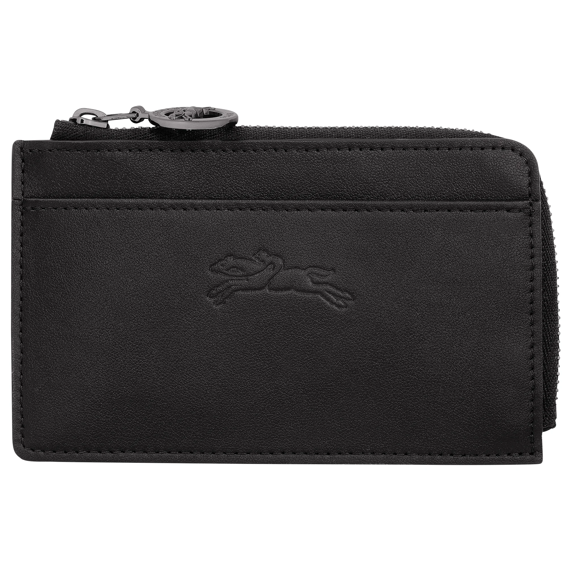 Le Pliage Xtra Card holder Black - Leather - 1