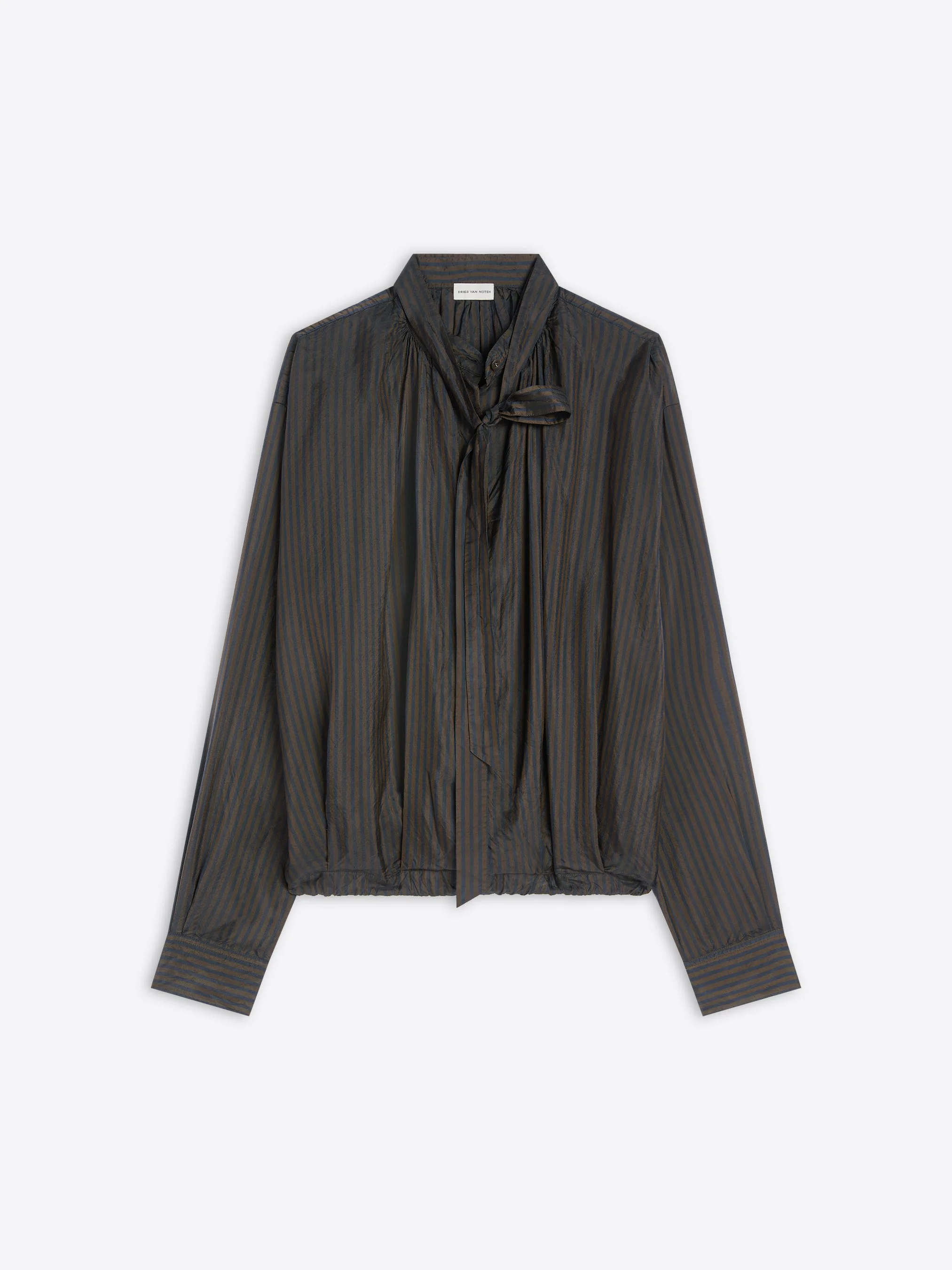 DRAWSTRING CUPRO BLOUSE - 1