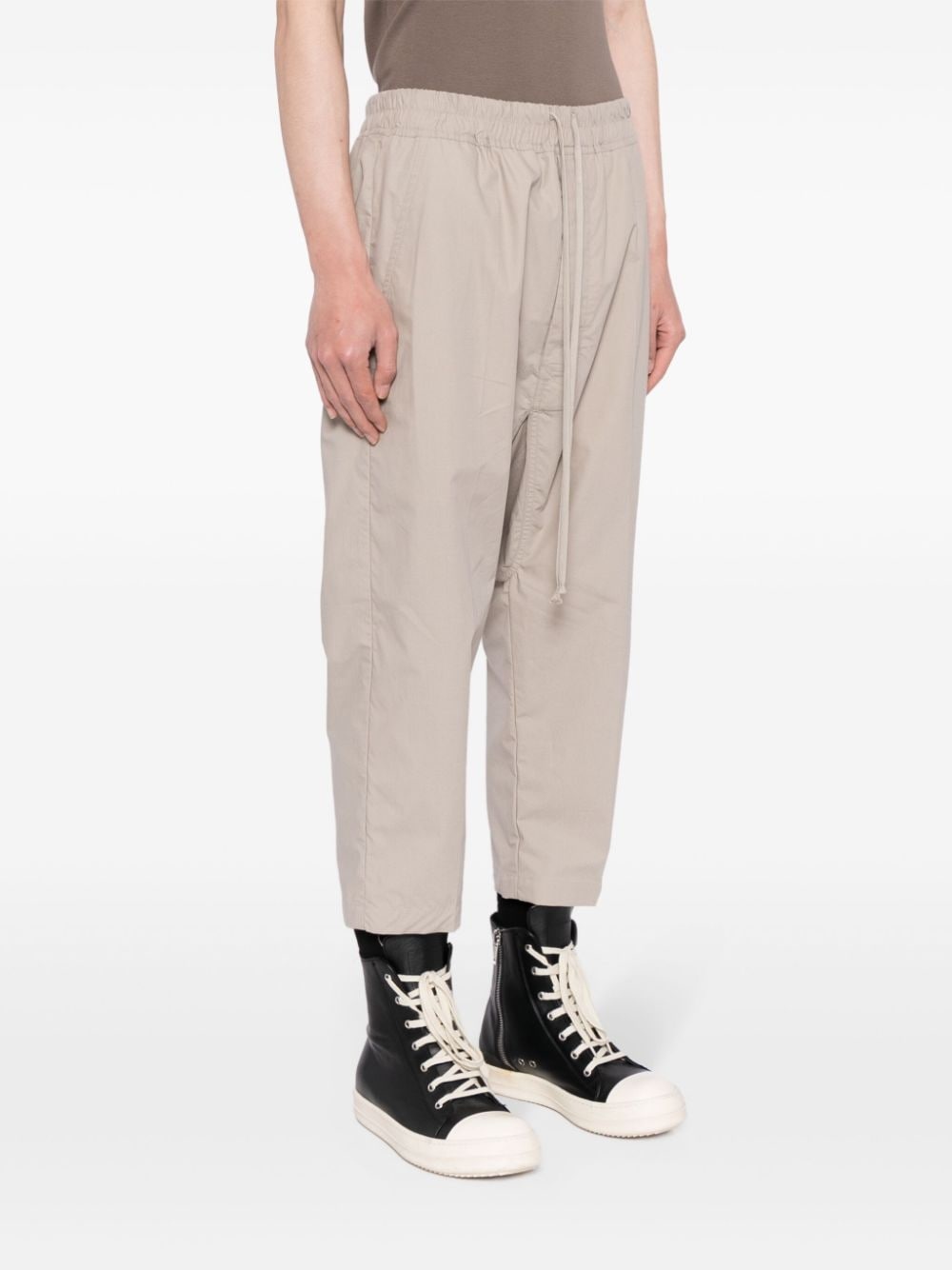 Lido drop-crotch cotton trousers - 3