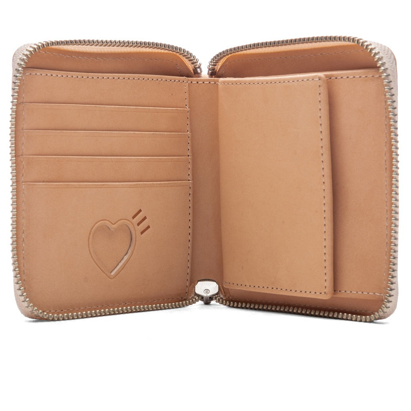 Human Made LEATHER WALLET - BEIGE outlook
