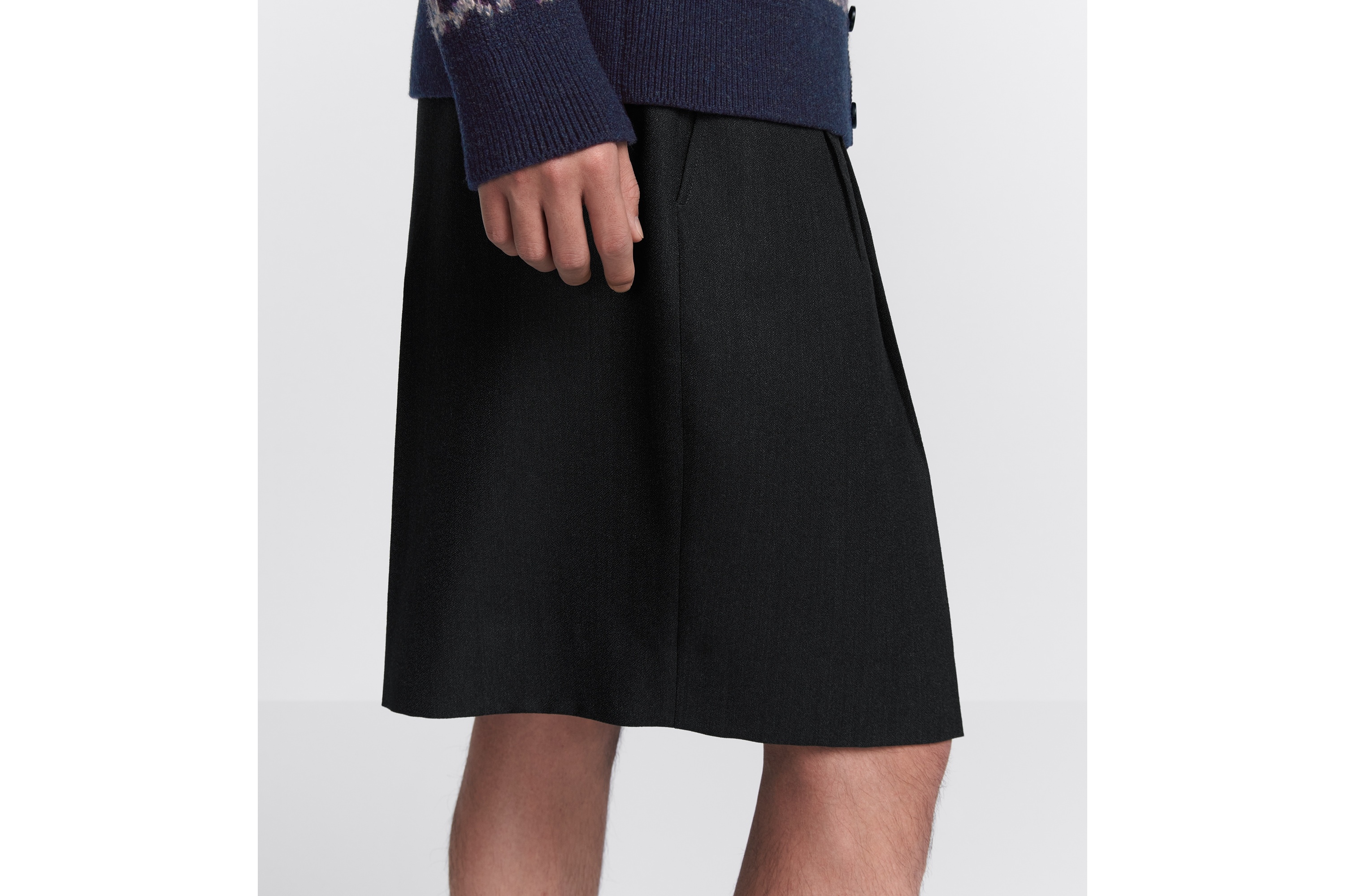 Dior Embroidered Wide-Leg Bermuda Shorts - 5