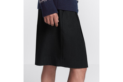 Dior Dior Embroidered Wide-Leg Bermuda Shorts outlook