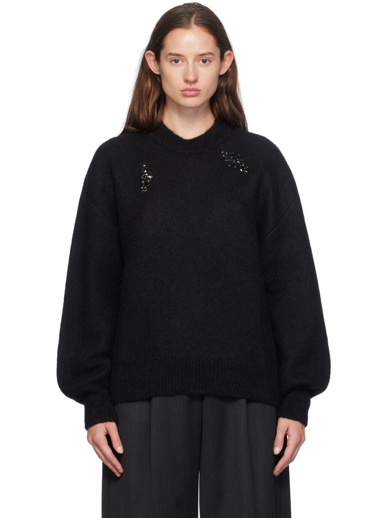 Black Embellished Sweater 1