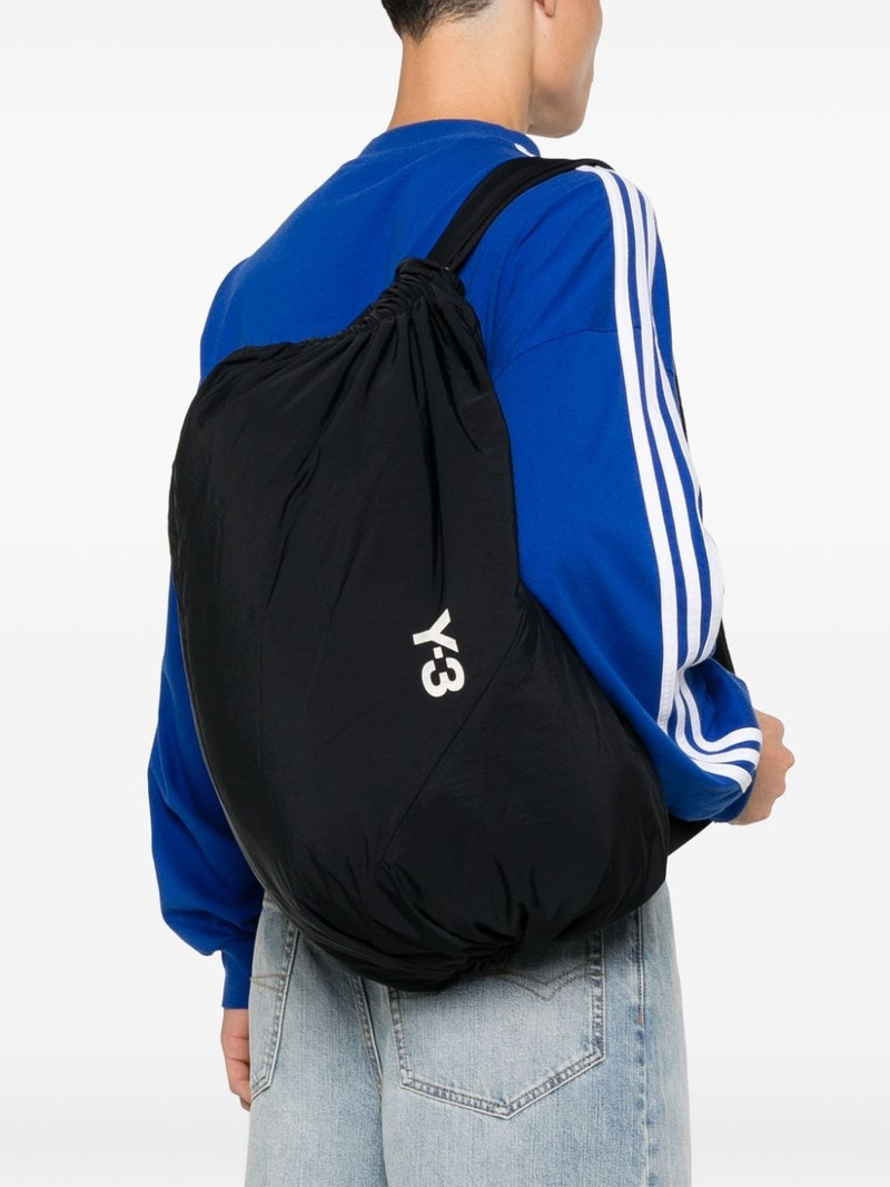 Y-3 logo-print shoulder bag outlook