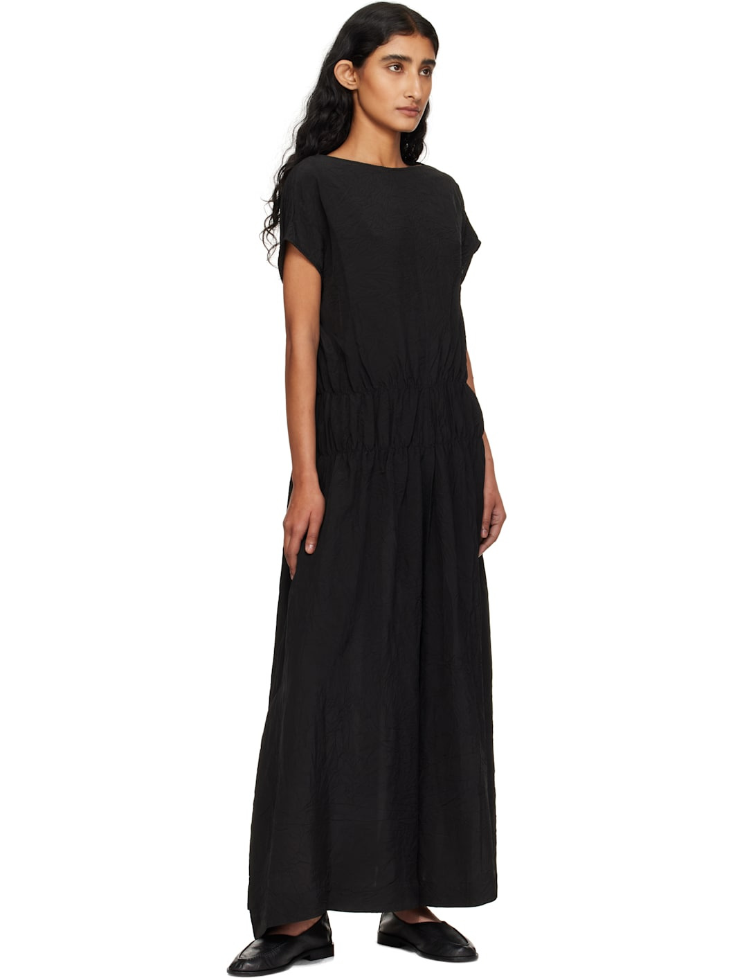 Black Simos Midi Dress - 4