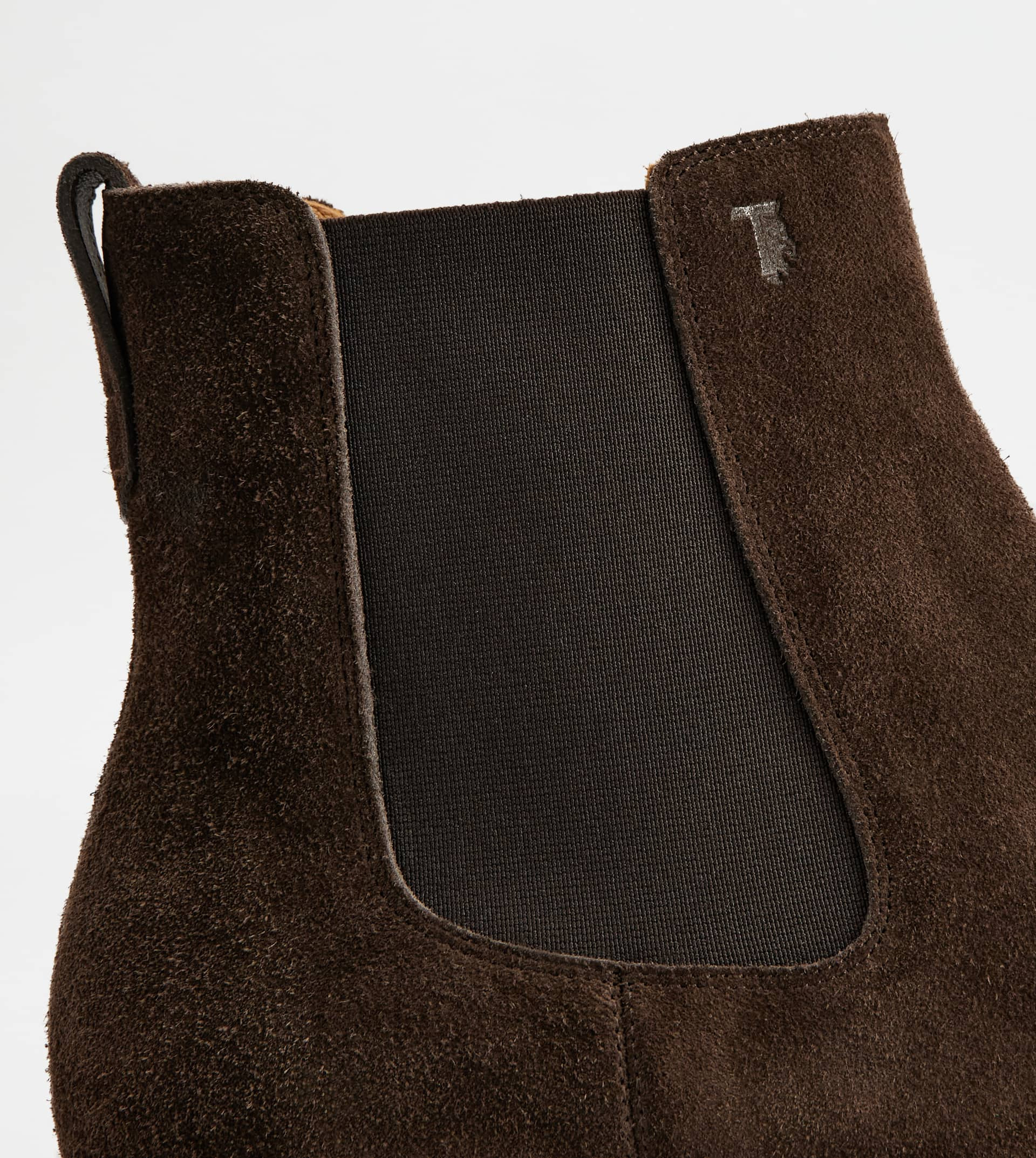 CHELSEA ANKLE BOOTS IN LEATHER - BROWN - 5