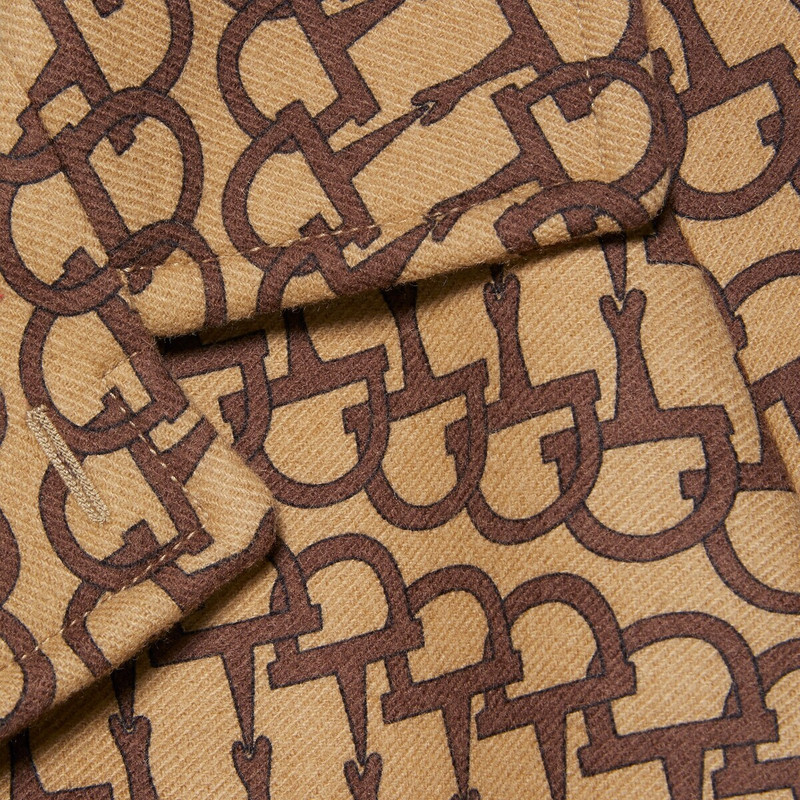 Gucci 100 Horsebit print coat 6