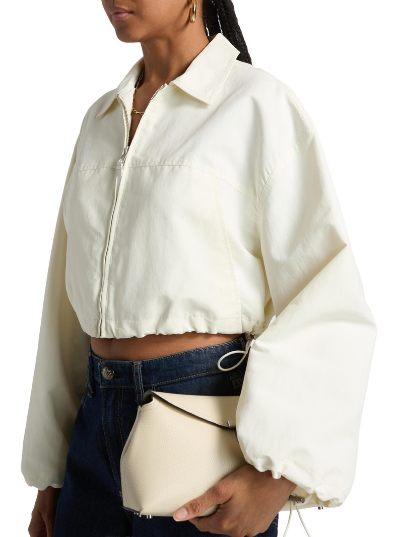 Women's Colsen Drawcord Crop Jacket - White 6