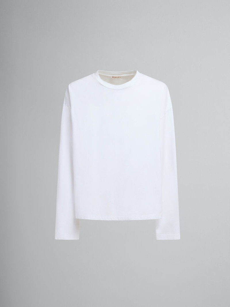 WHITE OVERSIZED ORGANIC COTTON T-SHIRT 1