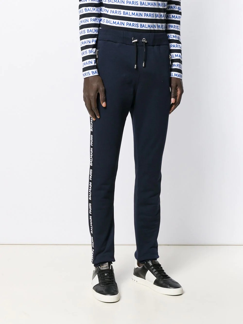 logo strap track trousers - 3