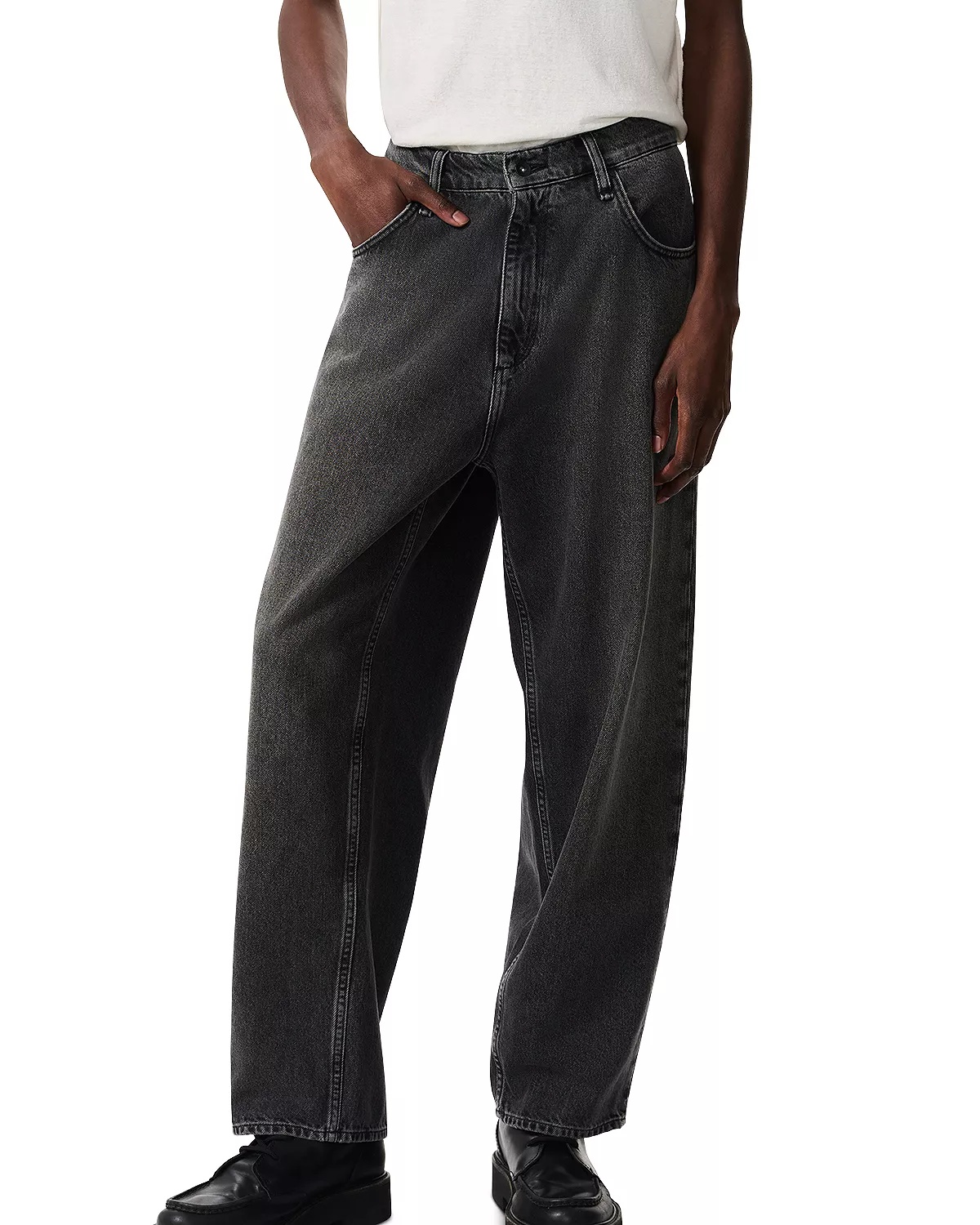 Authentic Rigid Baggy Jeans in Onyx Black - 1