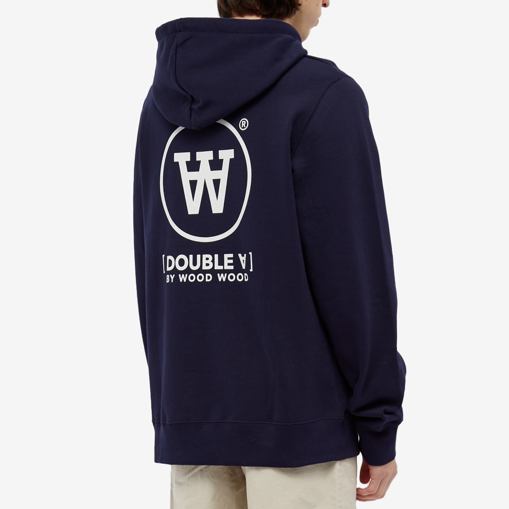 Wood Wood Aa Ian Logo Popover Hoody - 5