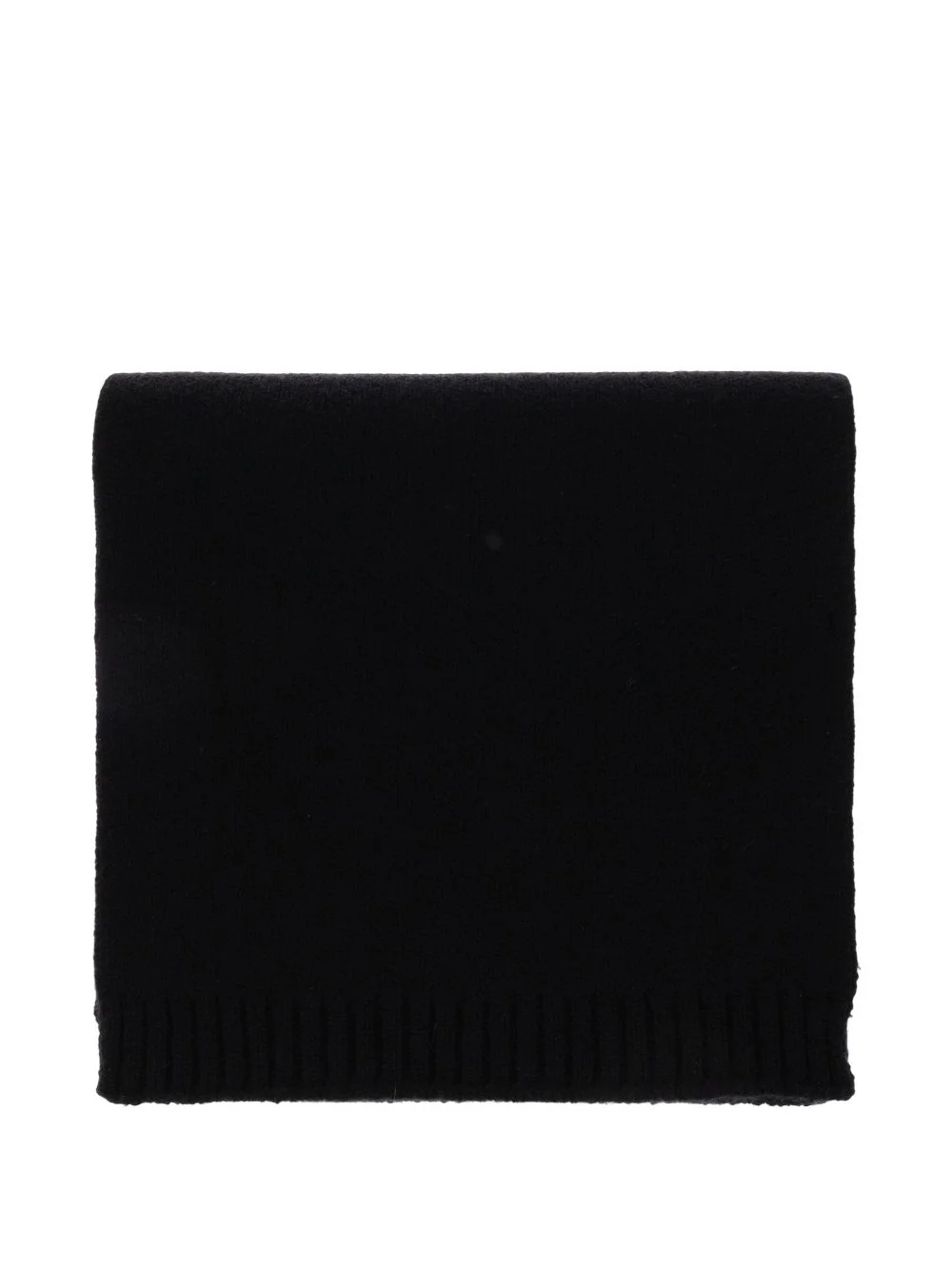 Frederica ribbed-trim scarf - 1