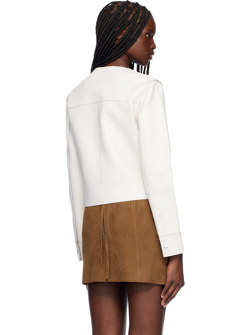 Off-White Cassie Leather Jacket - 3