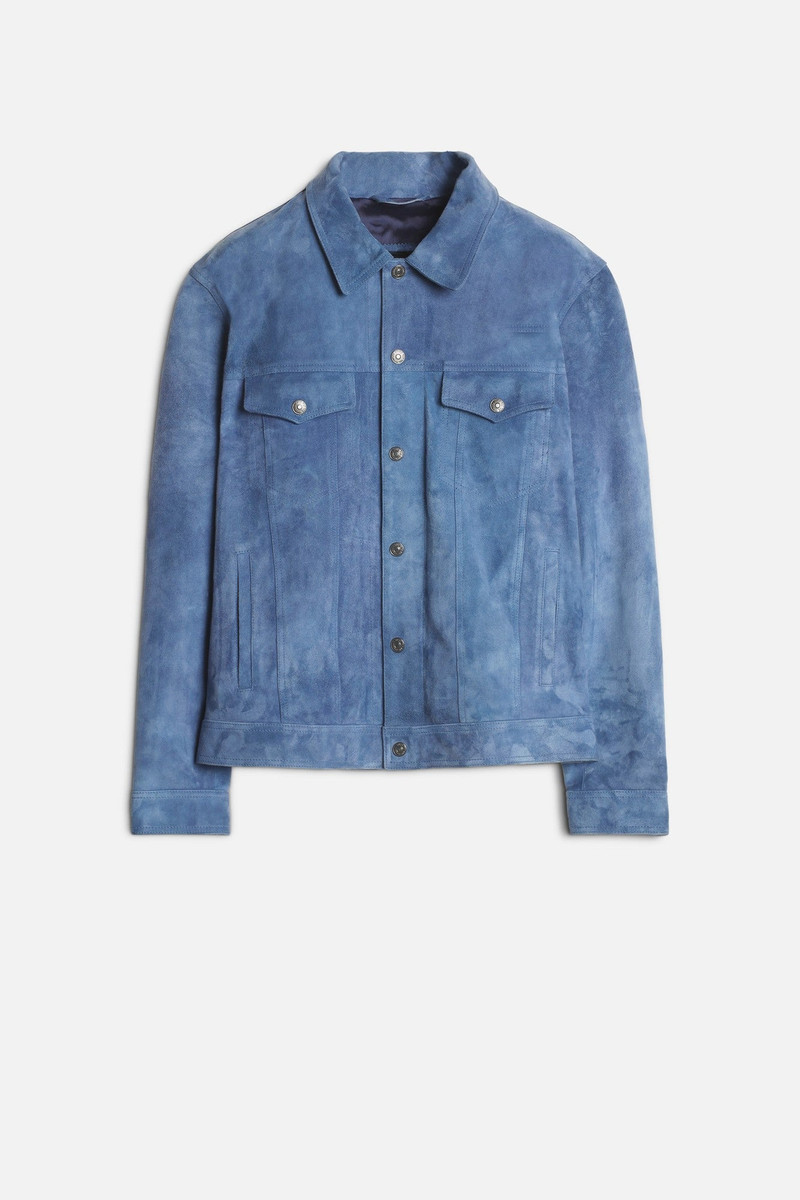 TRUCKER JACKET in Suede 1
