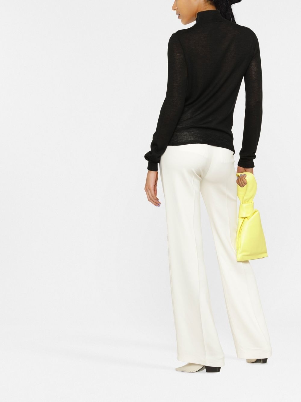 long-sleeved cashmere jumper - 4