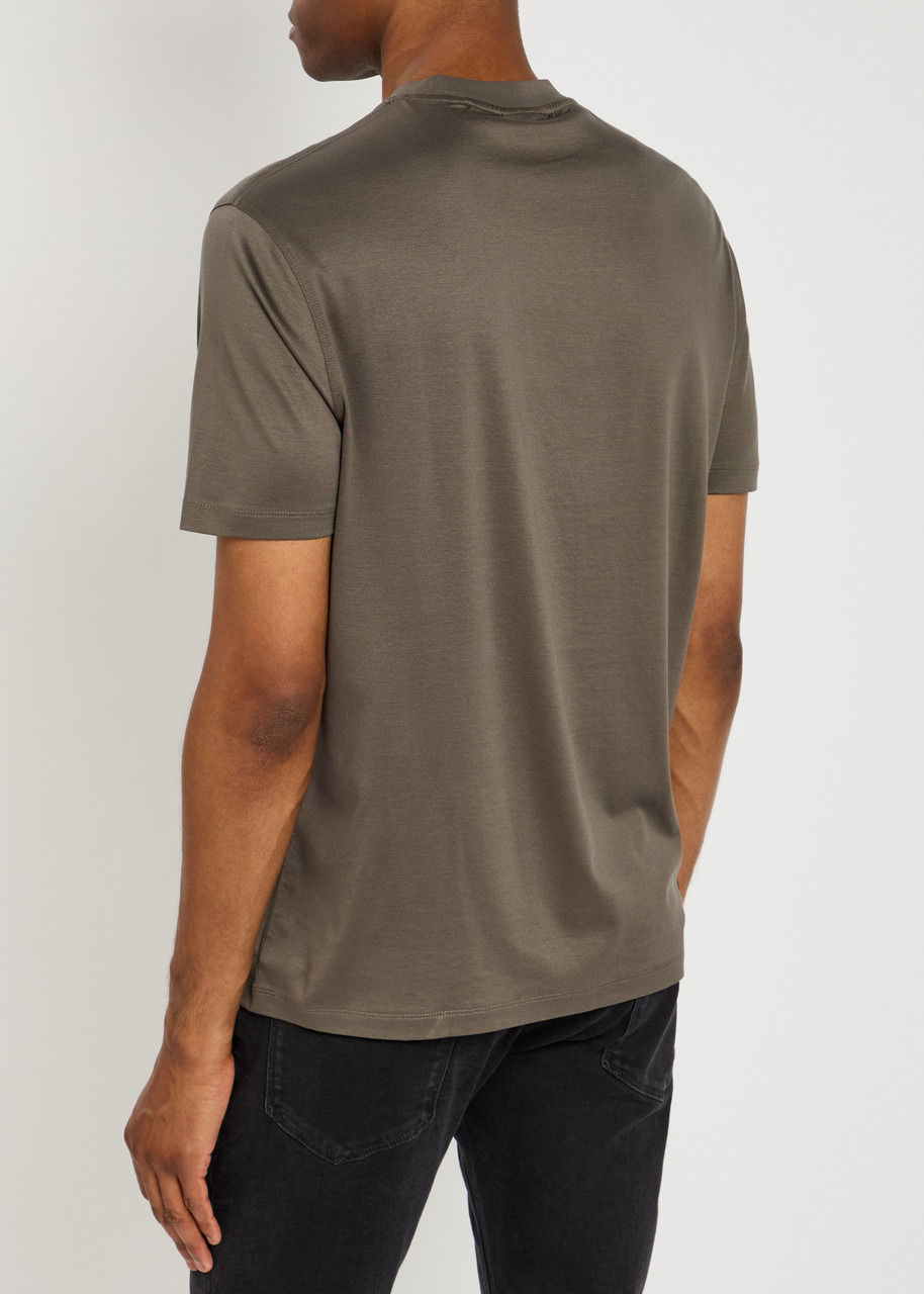 Emporio Armani Travel Logo-appliqué Jersey T-shirt - 3