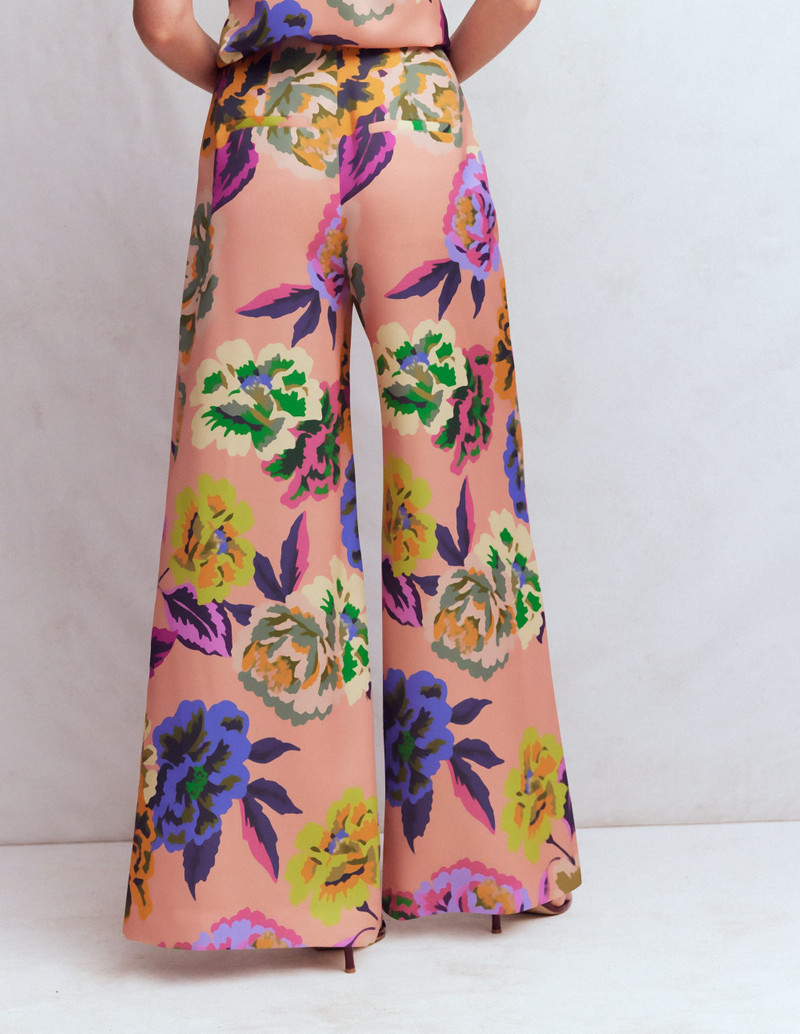 Regent Wide Leg Pants-Multi, Opulent Blossom 4