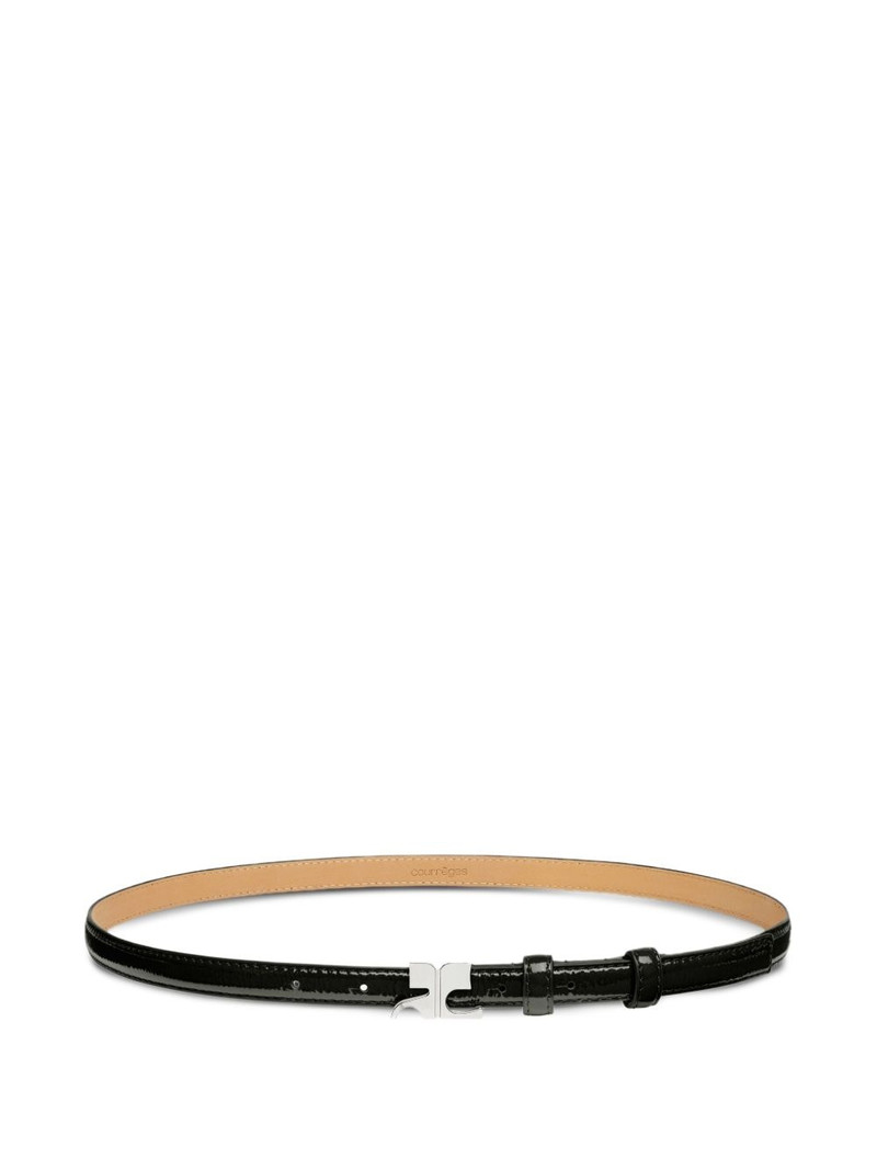 AC-buckle leather belt 1