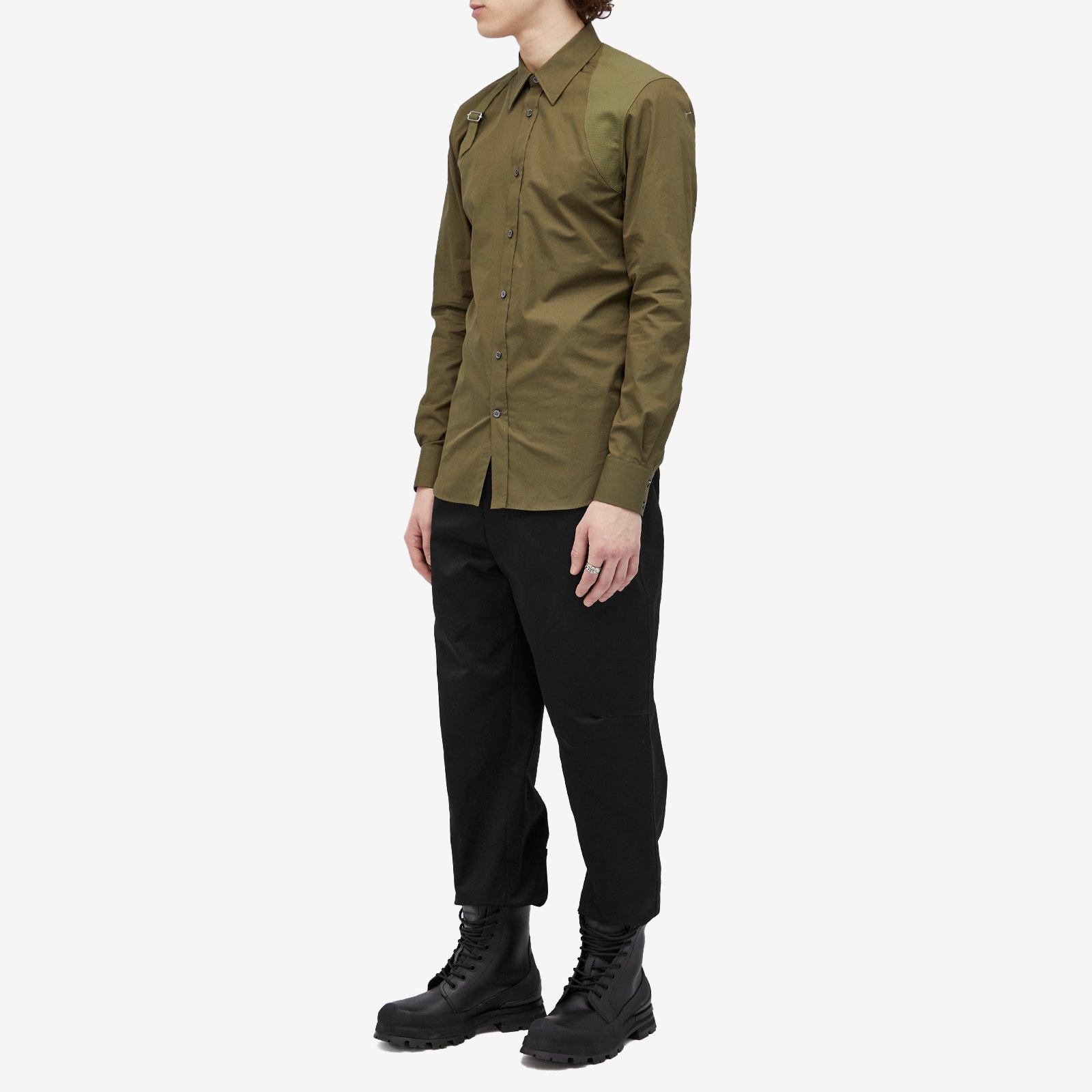 Alexander McQueen Cotton Twill Cargo Trousers - 4