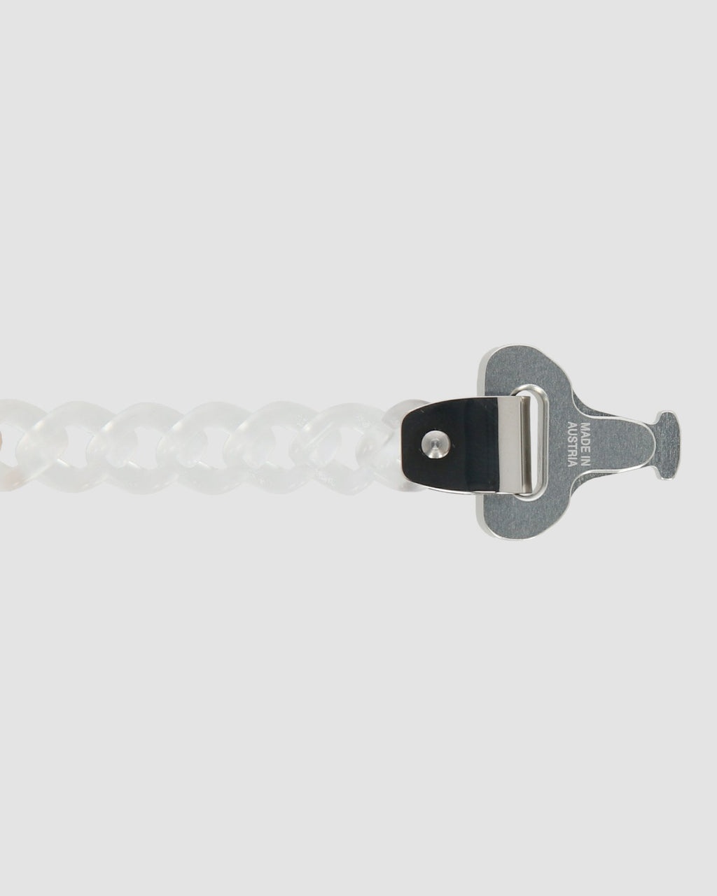 TRANSPARENT CHAIN & METAL BRACELET - 4