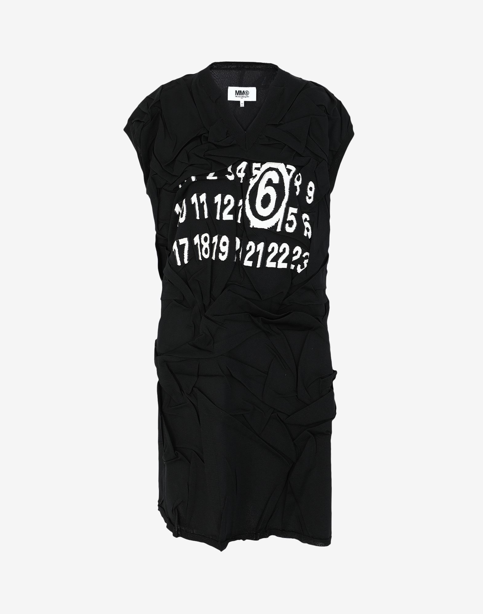 Crushed logo sweatshirt dress - 1