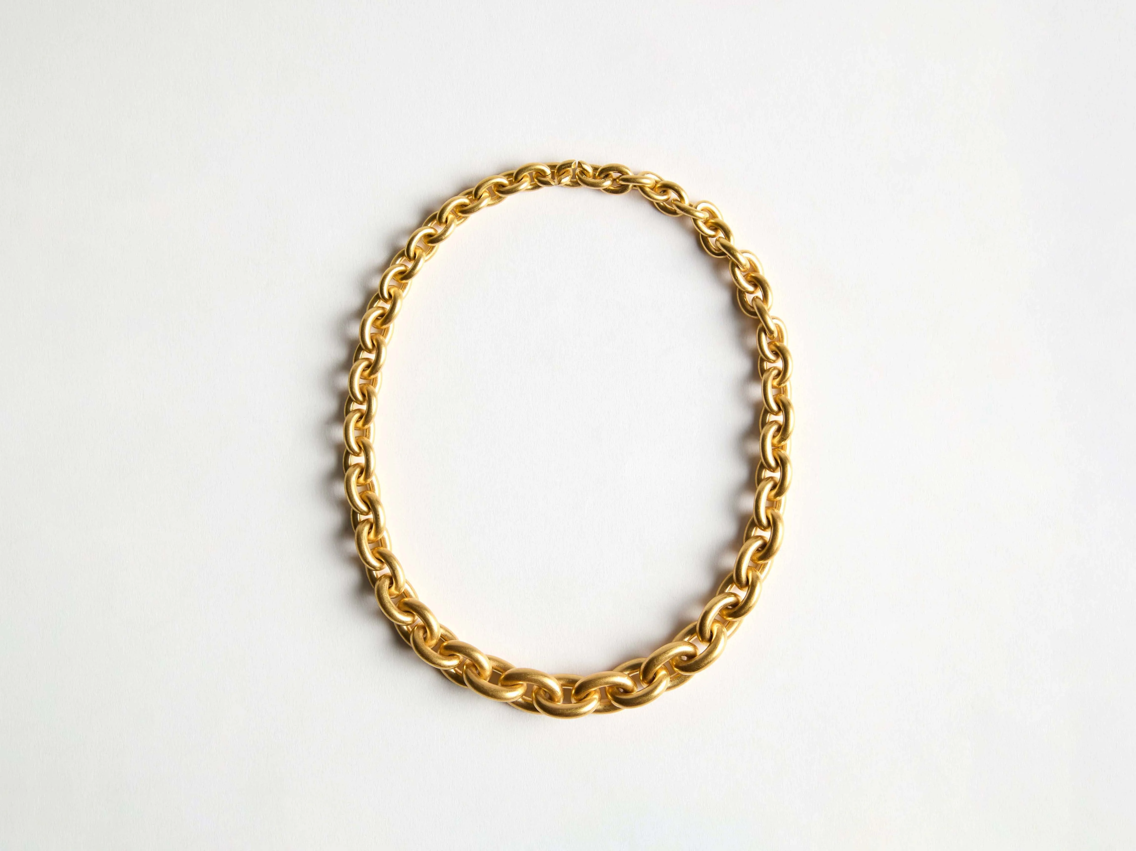 CHAIN-LINK NECKLACE IN 18KT YELLOW GOLD - 1