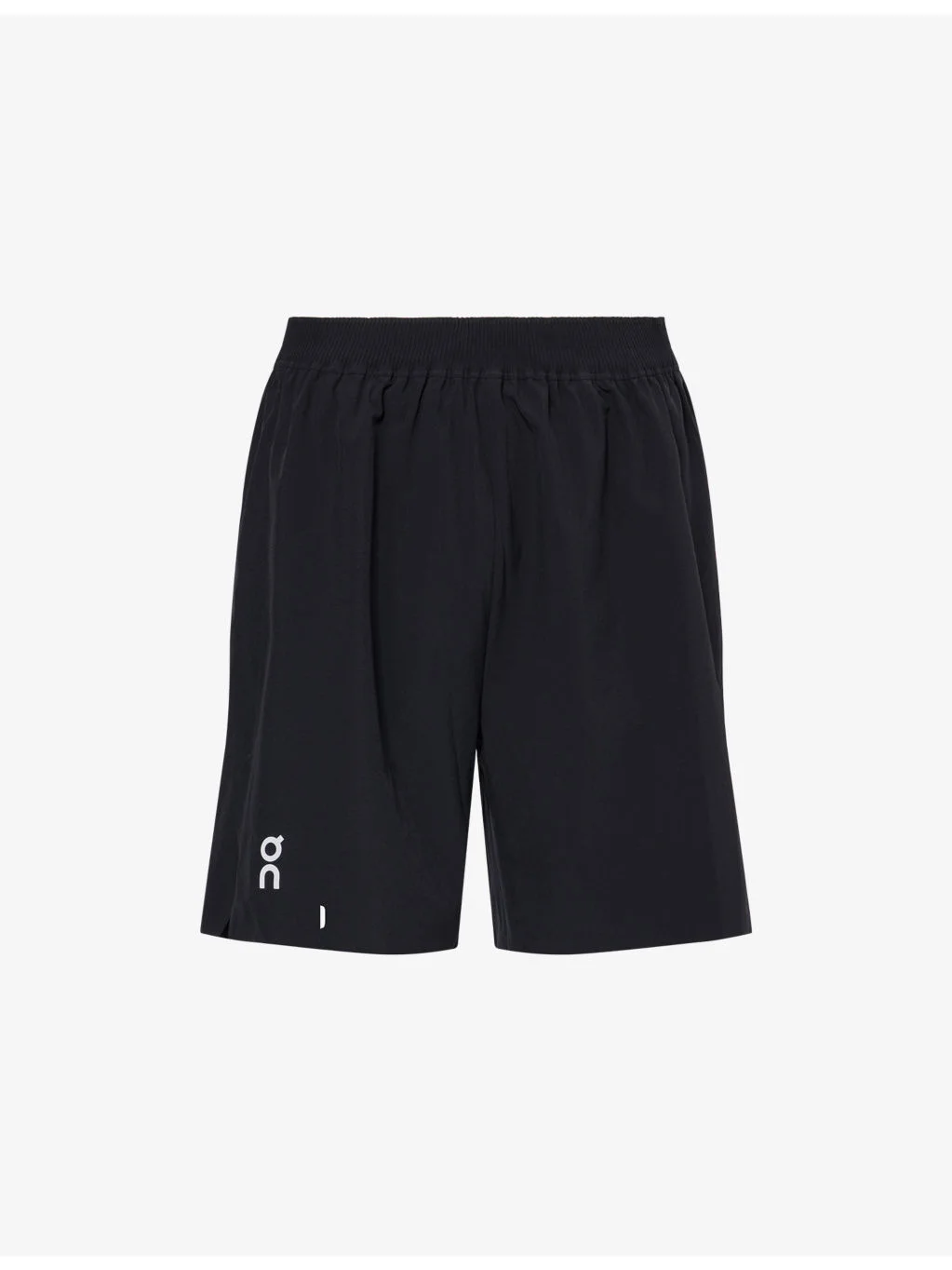 Train Brand-Print Stretch-Woven Shorts - 1
