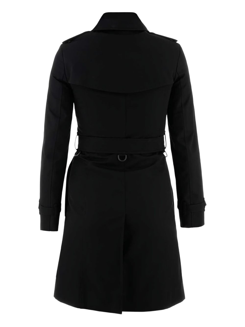 gabardine-weave trench coat - 2