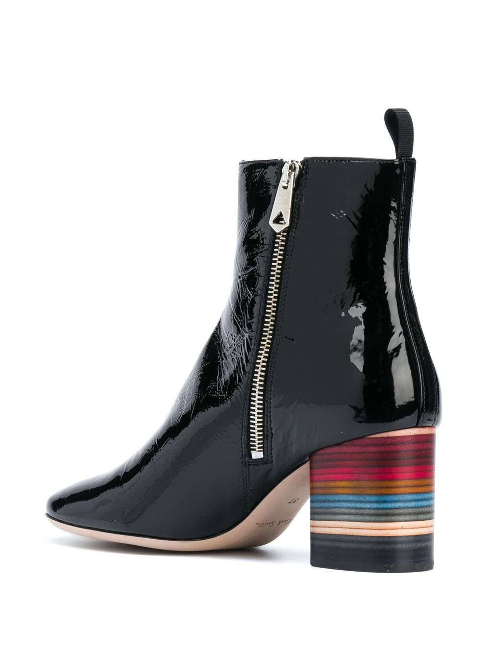 stacked heel ankle boots - 3