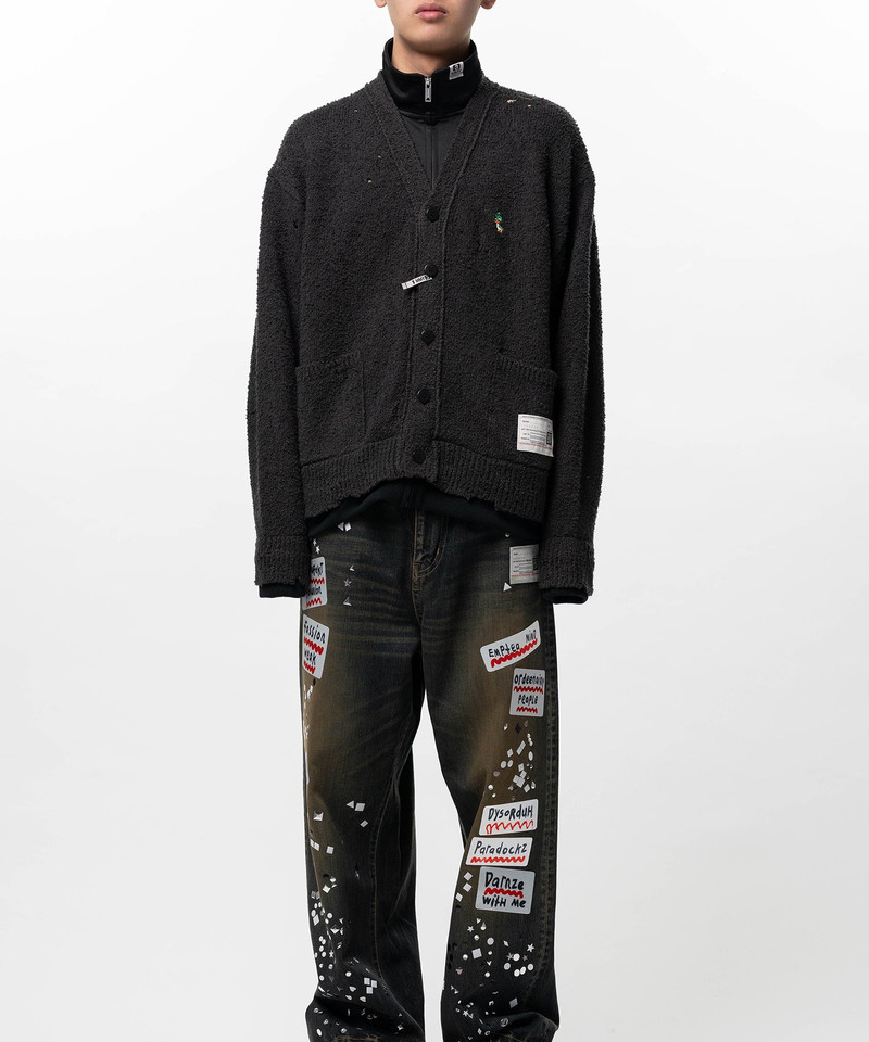 Layered Knit Cardigan 1