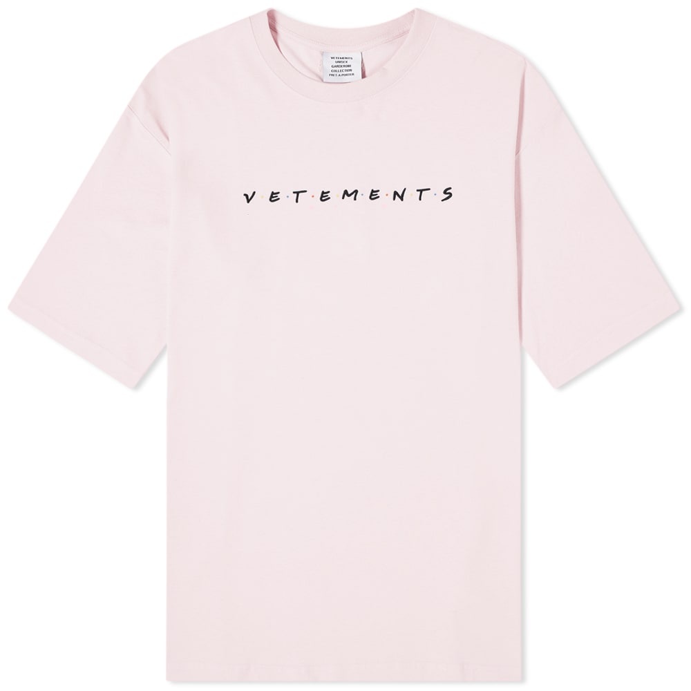 VETEMENTS Oversized Friendly Logo Tee - 1