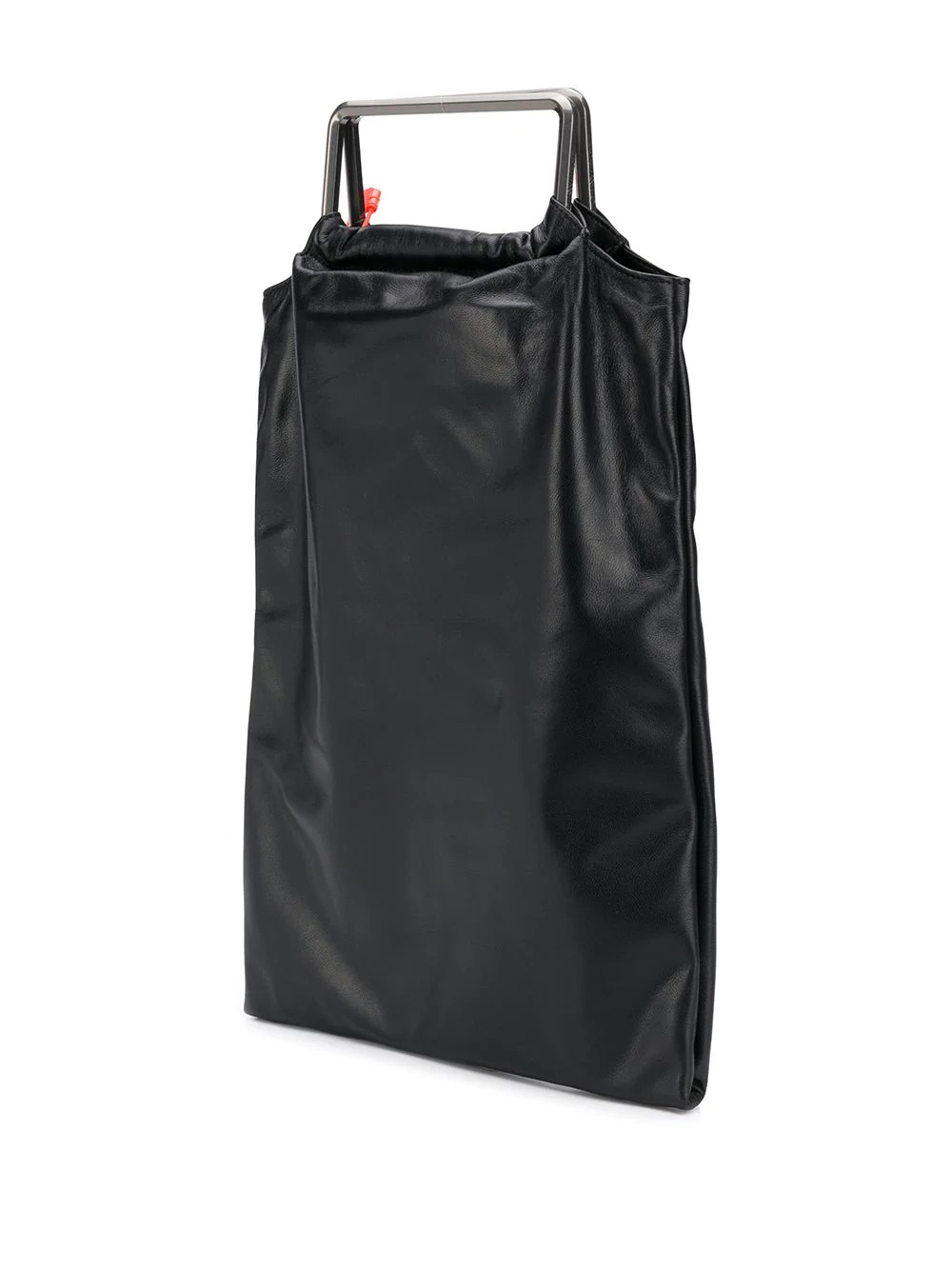 metal handle tote bag - 3