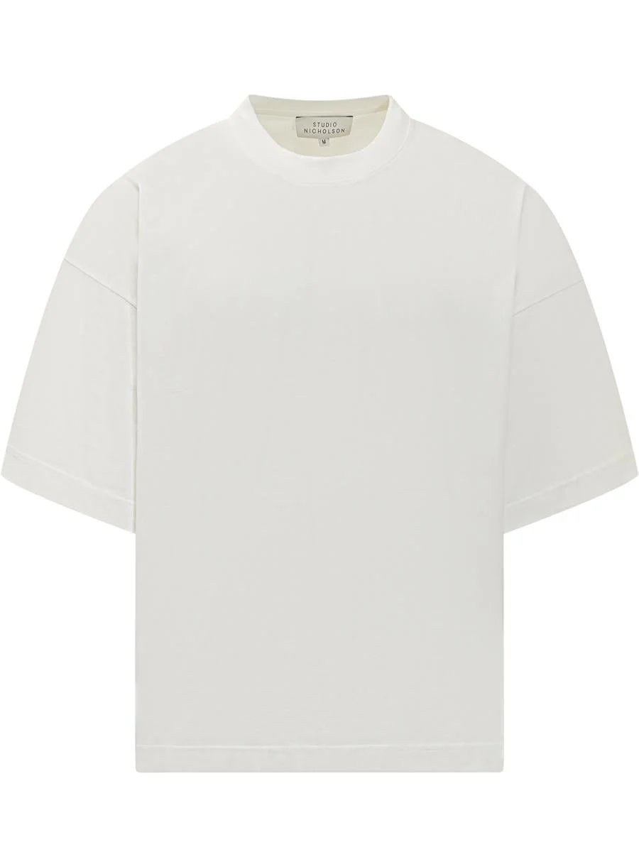 Studio Nicholson Studio Nicholson White Oversized T-Shirt - 1